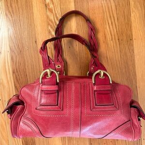 Coach Raspberry Pink Mia Satchel